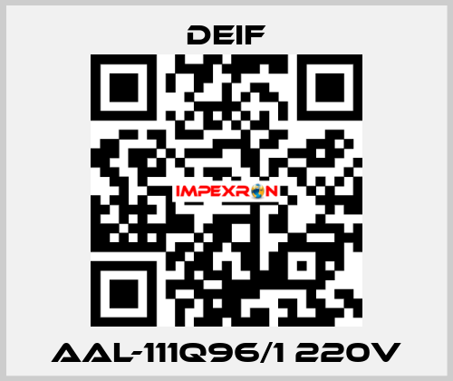 AAL-111Q96/1 220V Deif