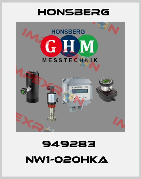 949283  NW1-020HKA   Honsberg