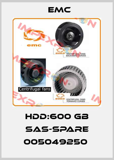 HDD:600 GB SAS-SPARE 005049250  Emc