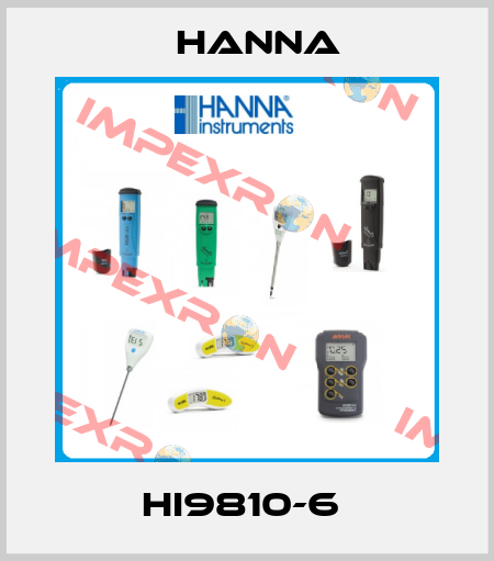 HI9810-6  Hanna