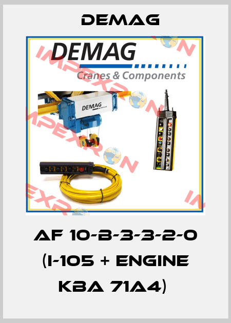 AF 10-B-3-3-2-0 (I-105 + ENGINE KBA 71A4)  Demag