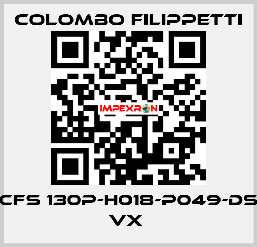 CFS 130P-H018-P049-DS VX  Colombo Filippetti