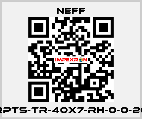 TGS-RPTS-Tr-40x7-RH-0-0-2000-0 Neff