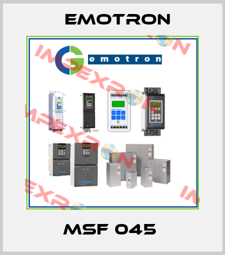 MSF 045  Emotron
