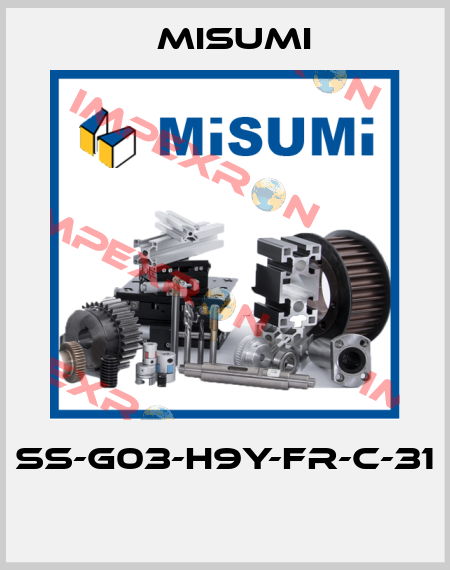 SS-G03-H9Y-FR-C-31  Misumi
