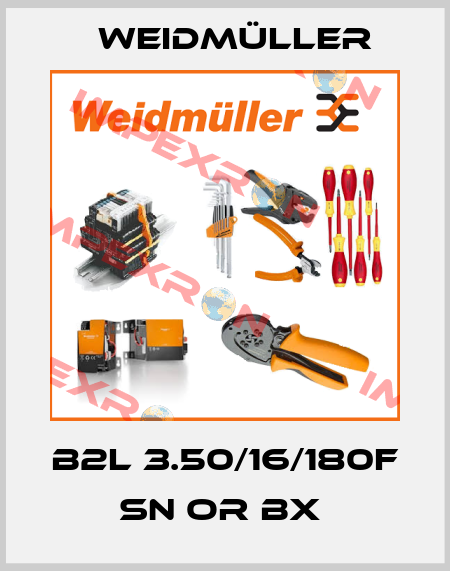 B2L 3.50/16/180F SN OR BX  Weidmüller