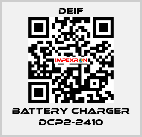 BATTERY CHARGER DCP2-2410 Deif