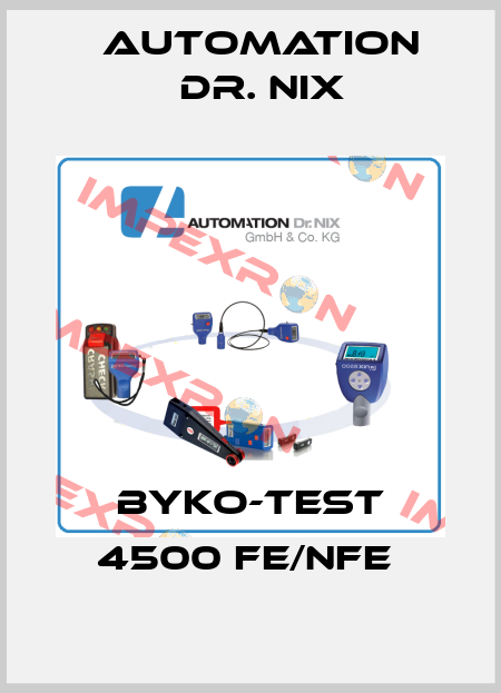 byko-test 4500 Fe/NFe  Automation Dr. NIX