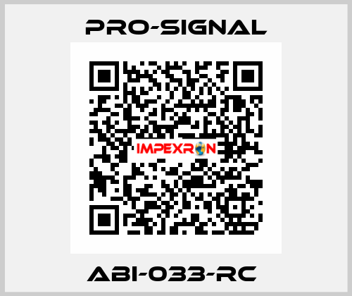 ABI-033-RC  pro-signal