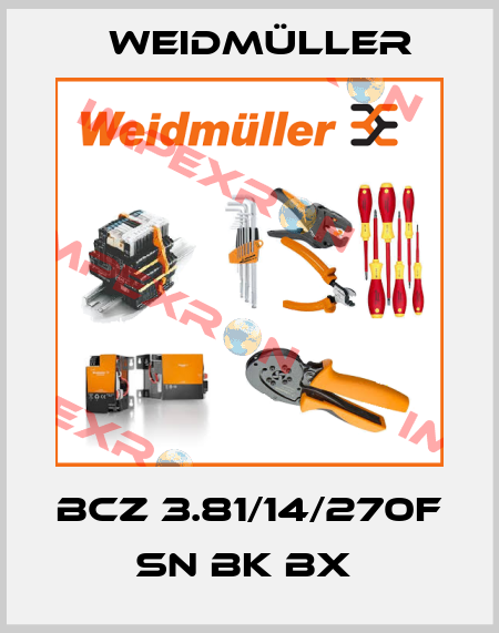 BCZ 3.81/14/270F SN BK BX  Weidmüller