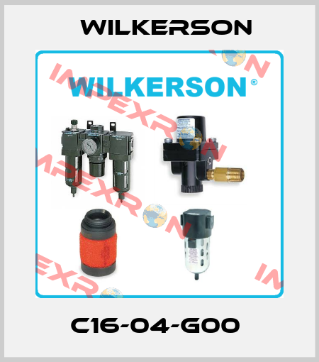 C16-04-G00  Wilkerson
