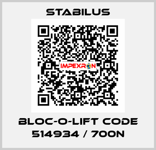 BLOC-O-LIFT code 514934 / 700N Stabilus