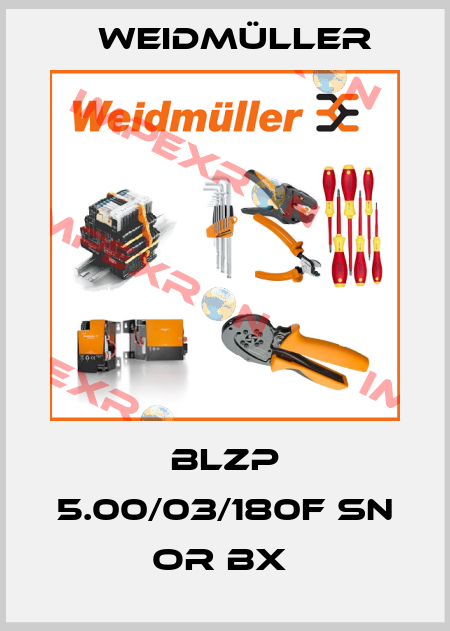 BLZP 5.00/03/180F SN OR BX  Weidmüller