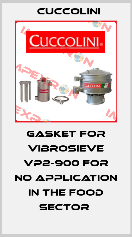Gasket for vibrosieve VP2-900 For No Application In The Food Sector  Cuccolini