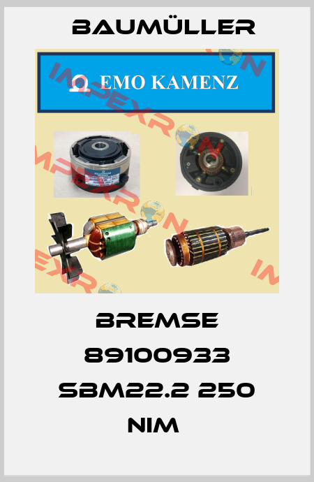 BREMSE 89100933 SBM22.2 250 NIM  Baumüller