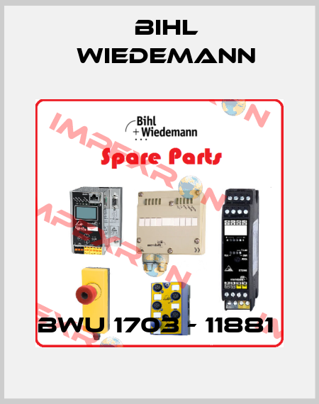 BWU 1703 - 11881  Bihl Wiedemann