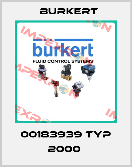 00183939 TYP 2000  Burkert