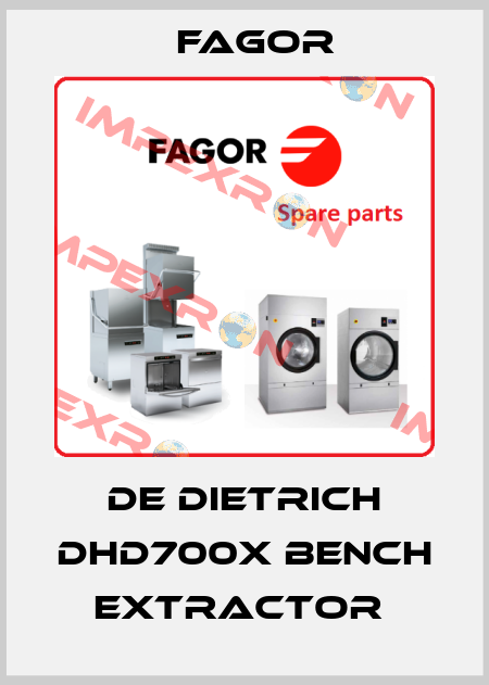 DE DIETRICH DHD700X BENCH EXTRACTOR  Fagor