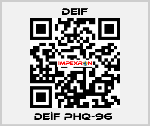 DEİF PHQ-96  Deif