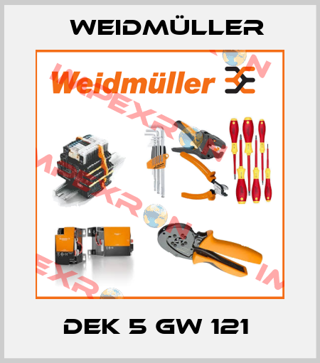 DEK 5 GW 121  Weidmüller