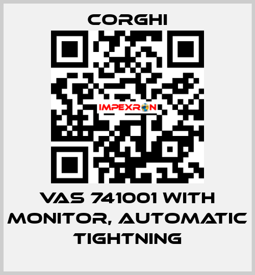 VAS 741001 with monitor, automatic tightning Corghi