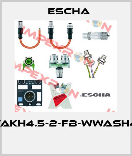 FB-WWAKH4.5-2-FB-WWASH4.5/P01  Escha