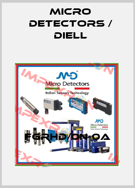 FGRHD/0N-0A Micro Detectors / Diell