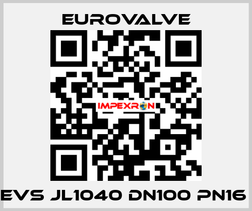 EVS JL1040 DN100 PN16  Eurovalve