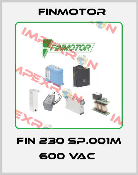 FIN 230 SP.001M  600 VAC  Finmotor