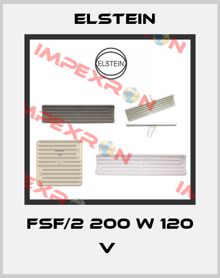 FSF/2 200 W 120 V  Elstein