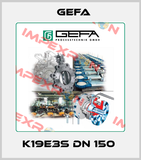 K19E3S DN 150  Gefa