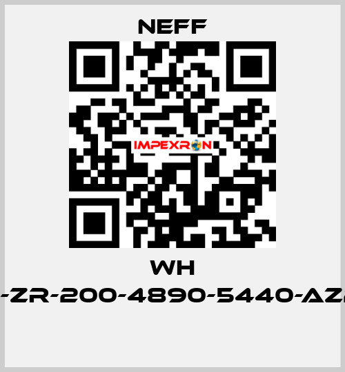 WH 80–000-ZR-200-4890-5440-AZ2-3EN-0  Neff