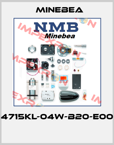 4715KL-04W-B20-E00  Minebea
