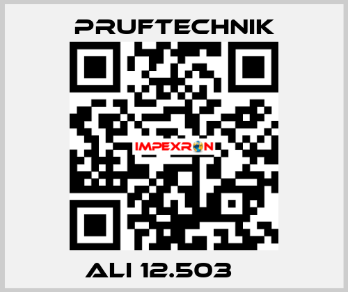  ALI 12.503     Pruftechnik