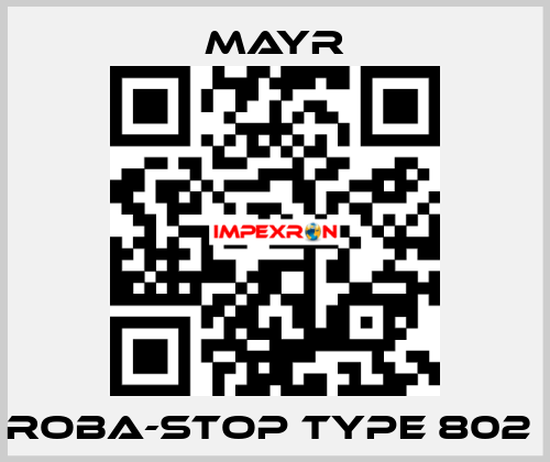 ROBA-stop Type 802  Mayr