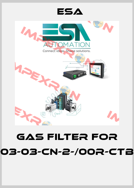 Gas filter for ESTROC2-A-00-03-03-CN-2-/00R-CTBB-0//1-04E-//T////  Esa