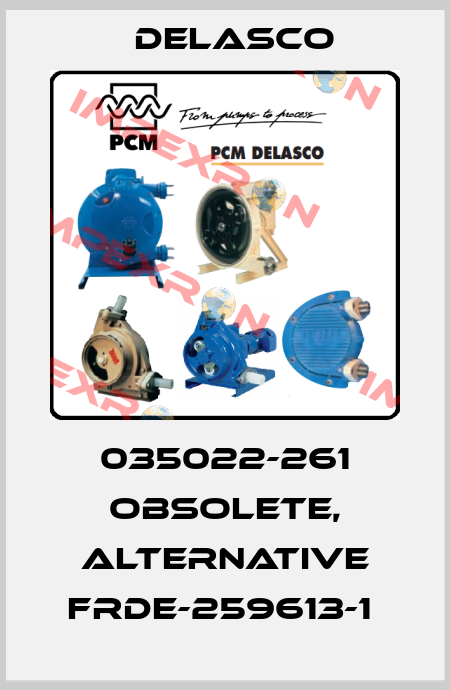 035022-261 obsolete, alternative FRDE-259613-1  Delasco