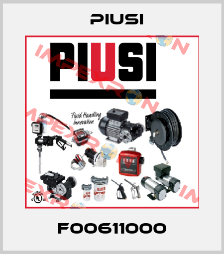 F00611000 Piusi