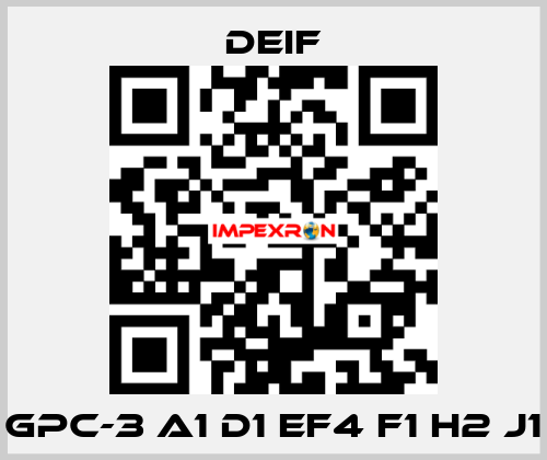 GPC-3 A1 D1 EF4 F1 H2 J1 Deif