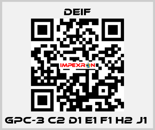 GPC-3 C2 D1 E1 F1 H2 J1  Deif