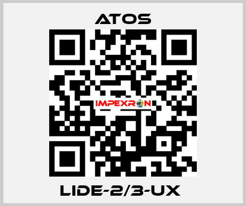 LIDE-2/3-UX  Atos