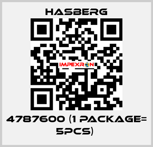 4787600 (1 Package= 5pcs)  Hasberg