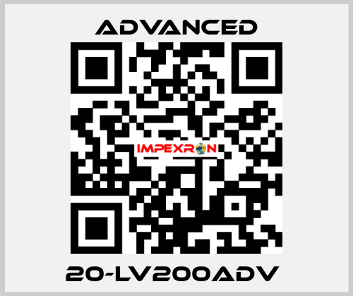 20-LV200Adv  Advanced