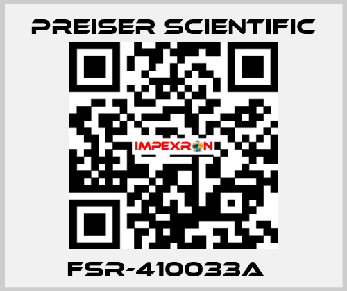 FSR-410033A   Preiser Scientific