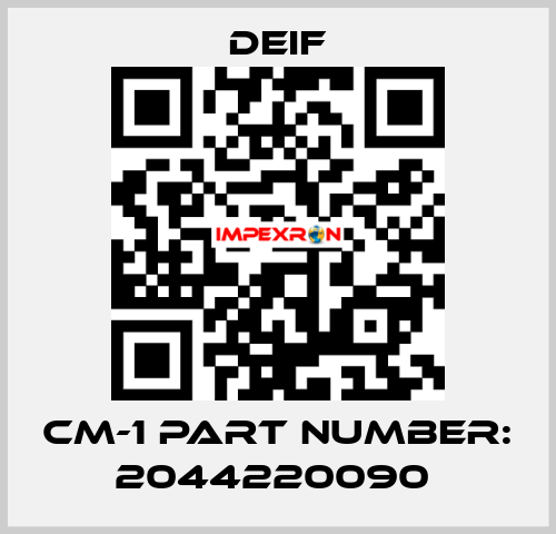 CM-1 part number: 2044220090  Deif