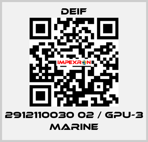 2912110030 02 / GPU-3 Marine Deif