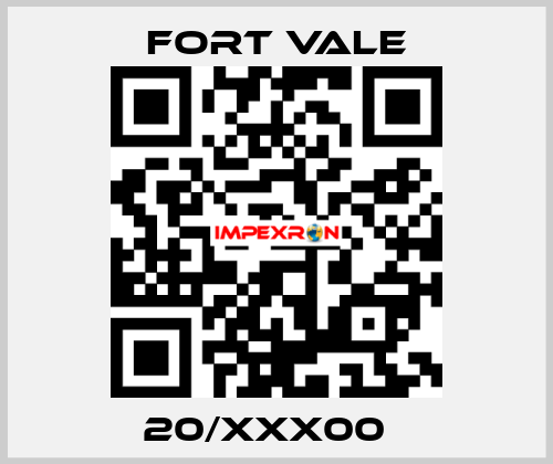 20/XXX00   Fort Vale