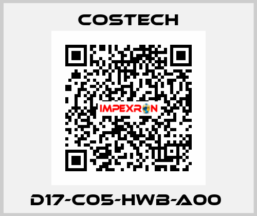 D17-C05-HWB-A00  Costech