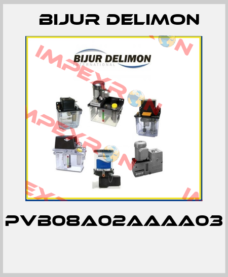 PVB08A02AAAA03  Bijur Delimon