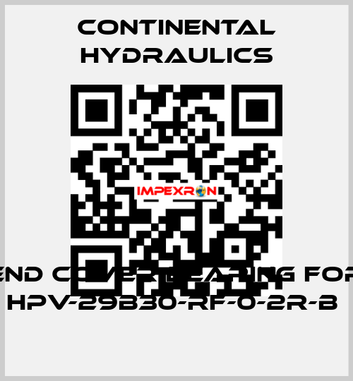 end cover bearing for HPV-29B30-RF-0-2R-B  Continental Hydraulics